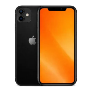 Apple iPhone 11 u crnoj boji, prednja i stražnja strana