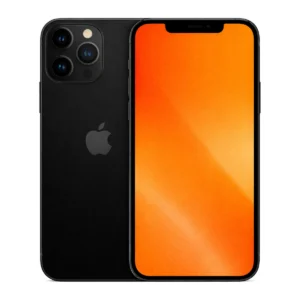 Apple iPhone 13 Pro u crnoj boji, prednja i stražnja strana