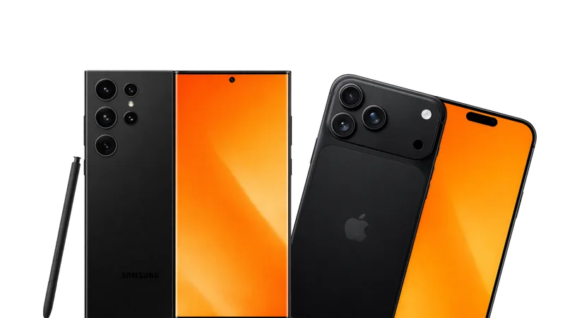 Samsung Galaxy i iPhone mobiteli