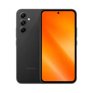 Samsung Galaxy A54 u boji Graphite, prednja i stražnja strana
